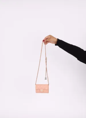 Chanel 2021 Lambskin Cardholder Waist Bag