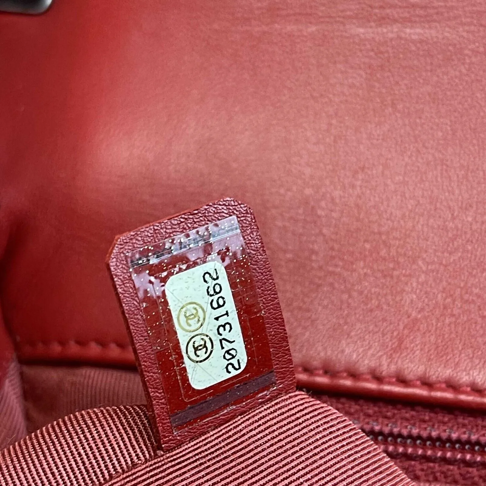 CHANEL Boy New Bag Quilted Calfskin New Medium Red Crossbody Bag