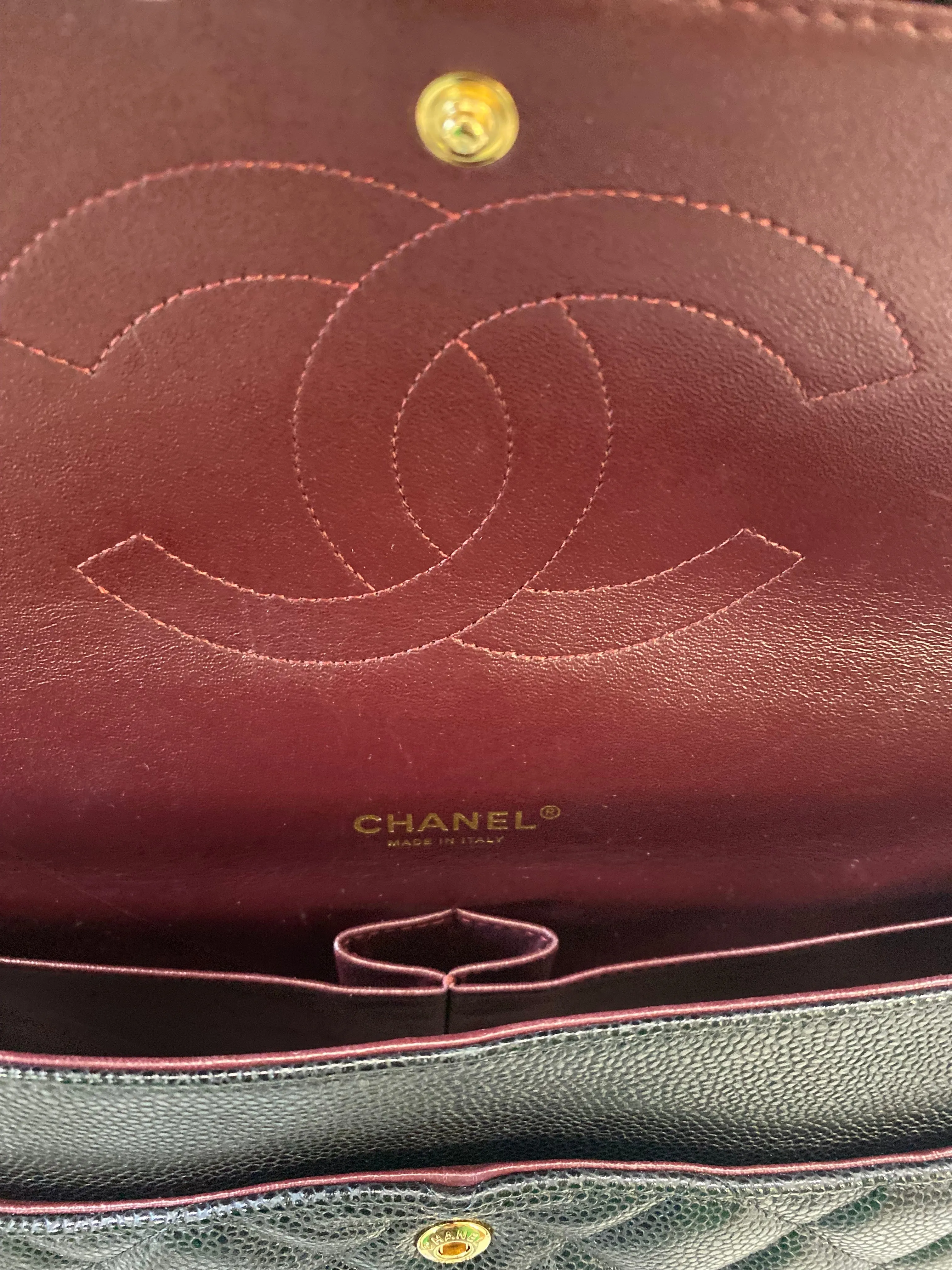CHANEL CAVIAR QUILTED MAXI DOUBLE FLAP BAG