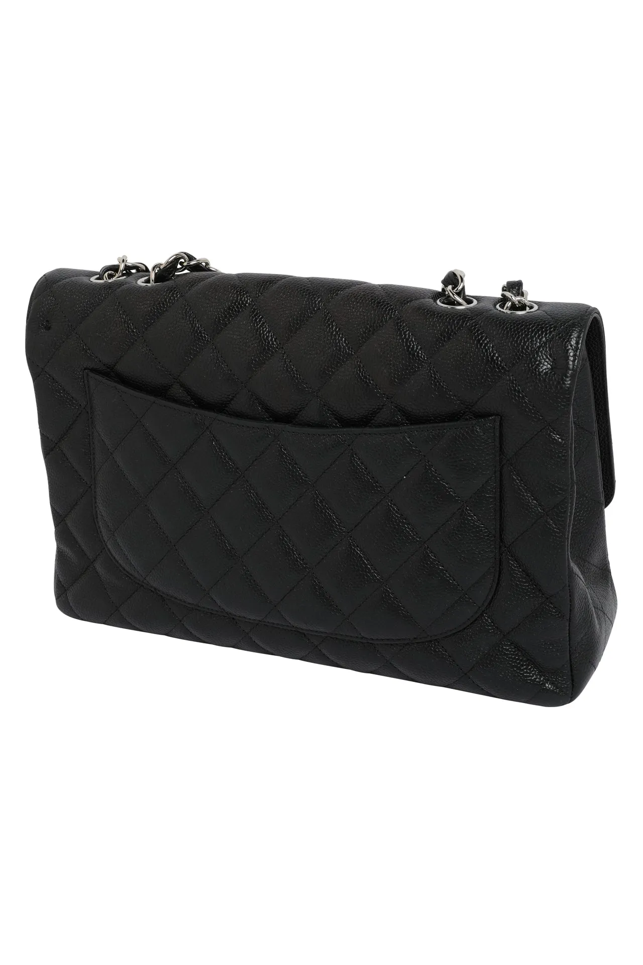 CHANEL Caviar Quilted Single New Bag Large