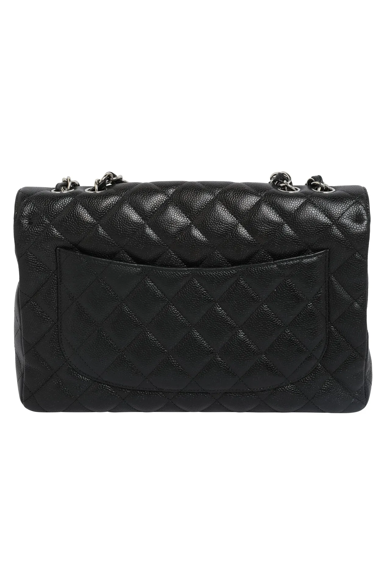 CHANEL Caviar Quilted Single New Bag Large