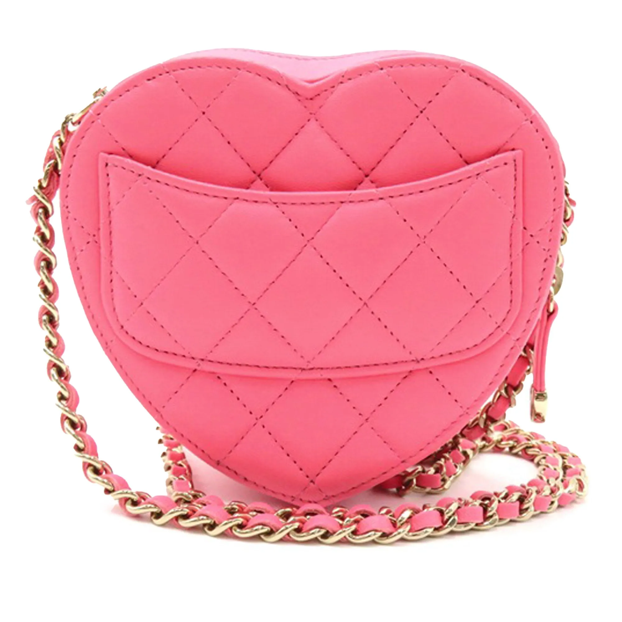 Chanel Mini Lambskin CC in Love Heart Crossbody Crossbody Bag