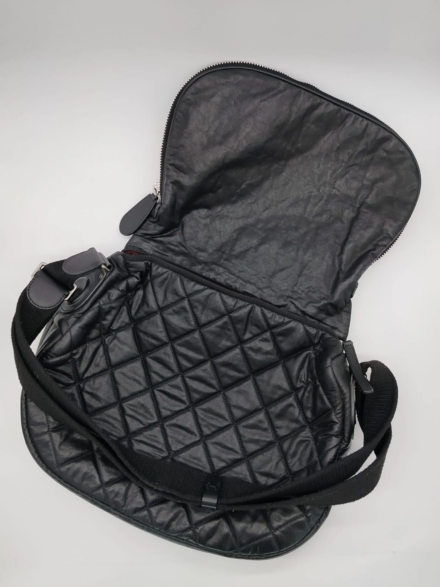 Chanel Nylon Quilted Coco Cocoon Messenger Bag - '10s
