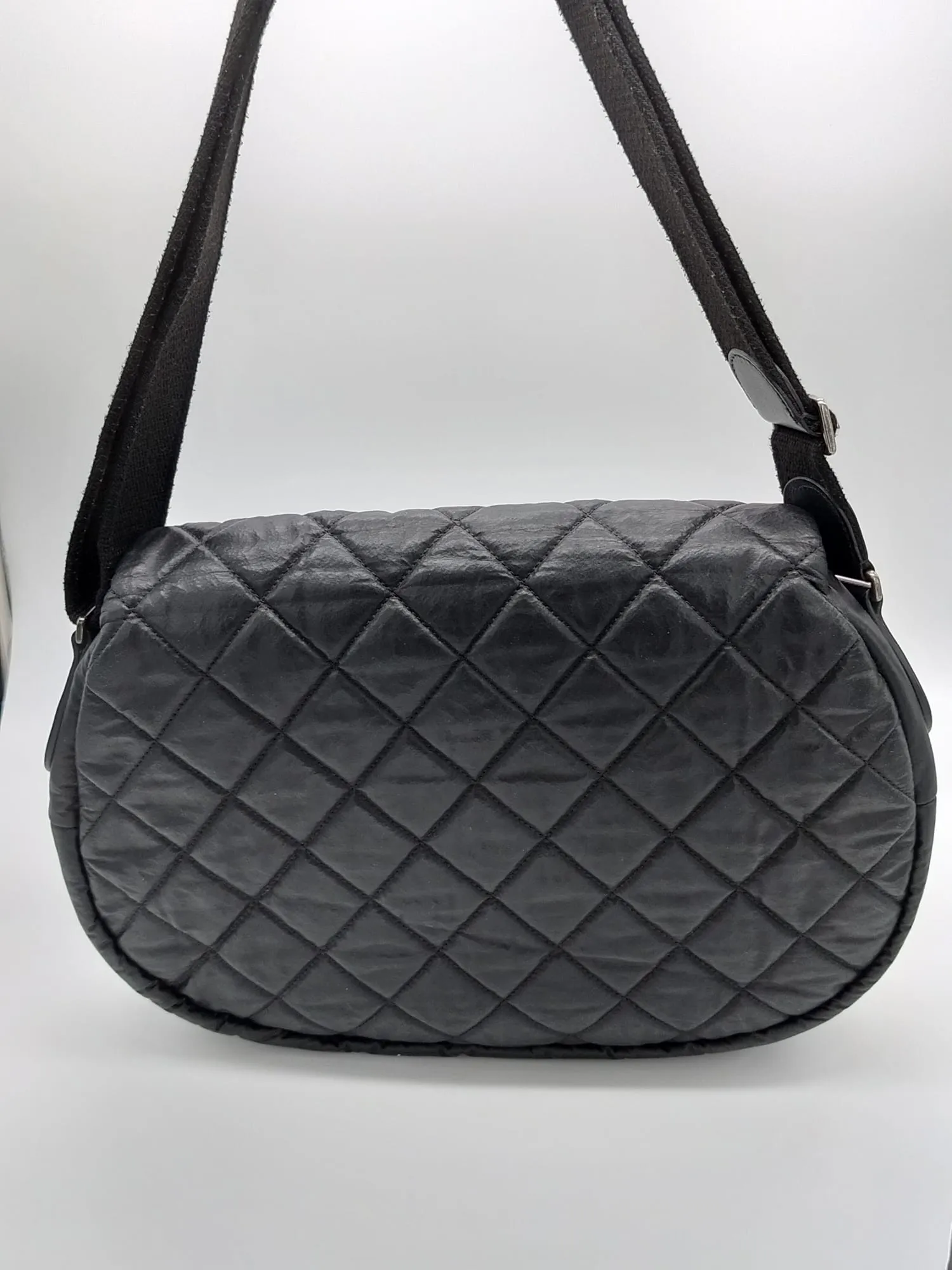 Chanel Nylon Quilted Coco Cocoon Messenger Bag - '10s