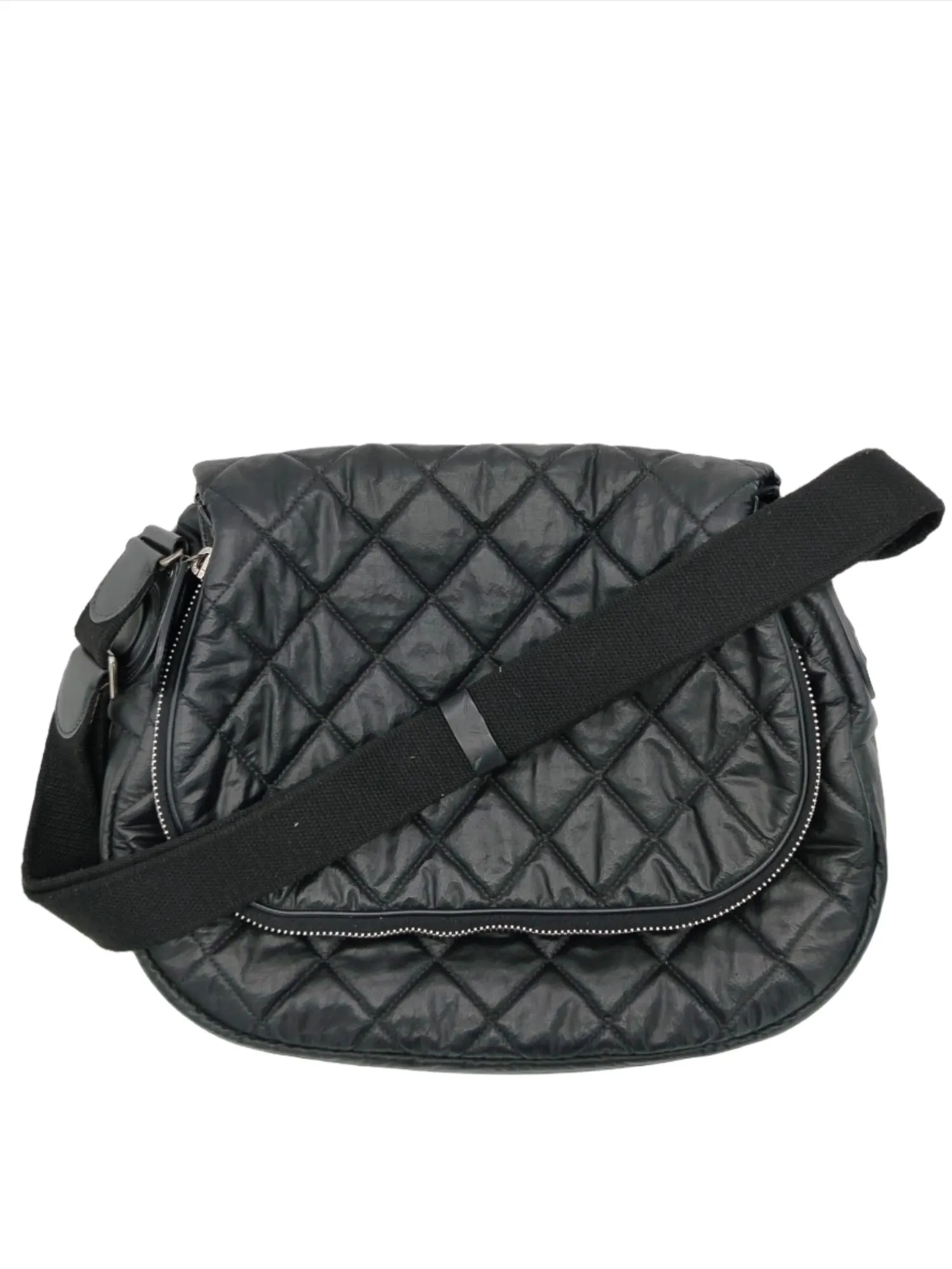 Chanel Nylon Quilted Coco Cocoon Messenger Bag - '10s