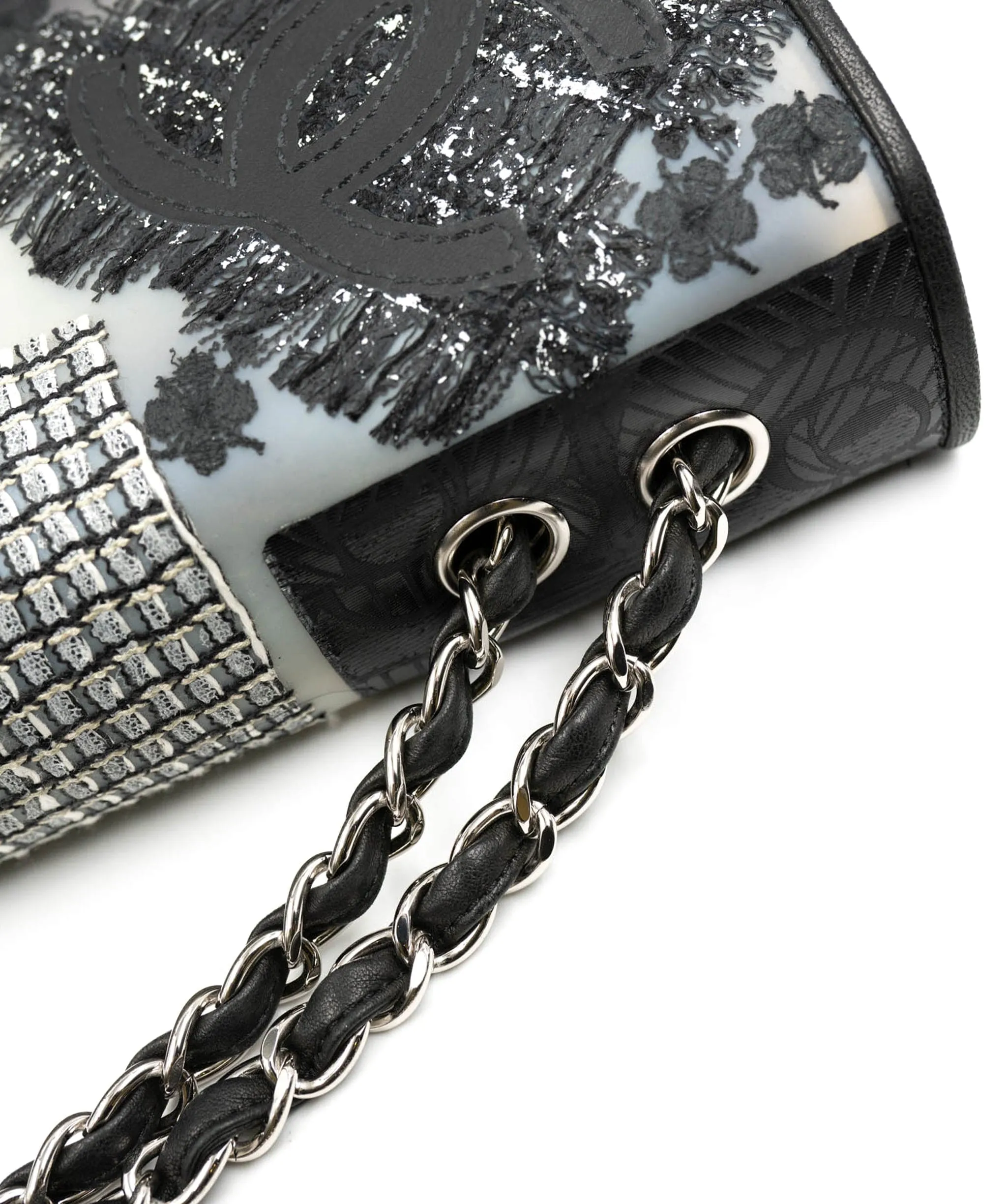 Chanel PVC Jumbo patchwork bag SHW - AWL3984 - AUC