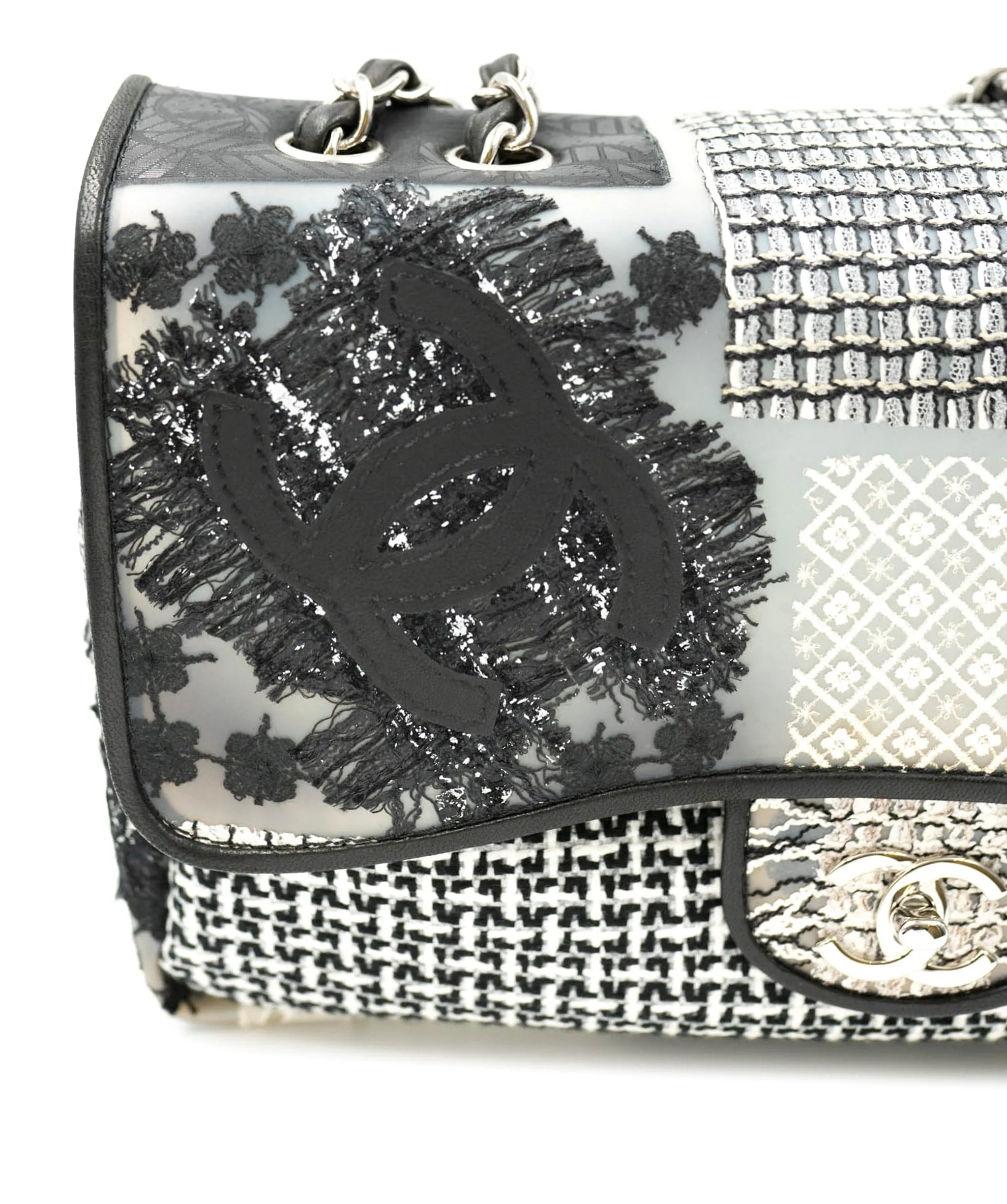 Chanel PVC Jumbo patchwork bag SHW - AWL3984 - AUC