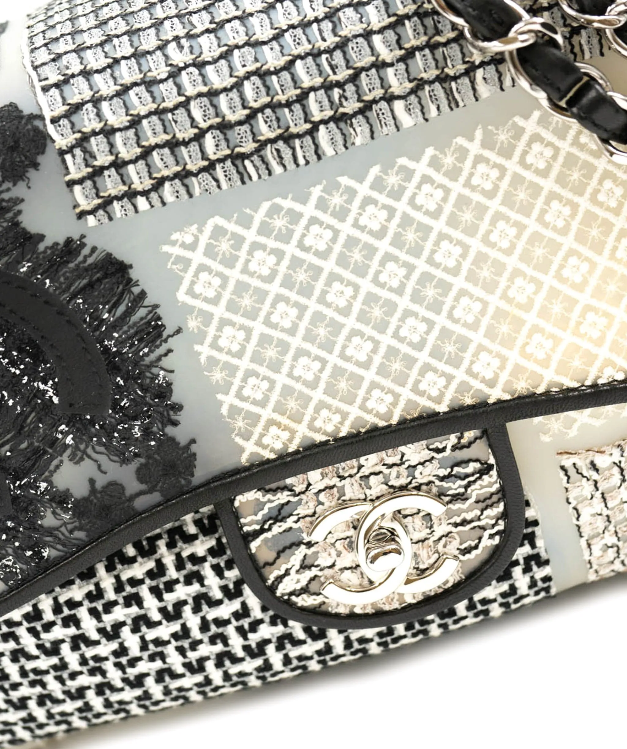 Chanel PVC Jumbo patchwork bag SHW - AWL3984 - AUC