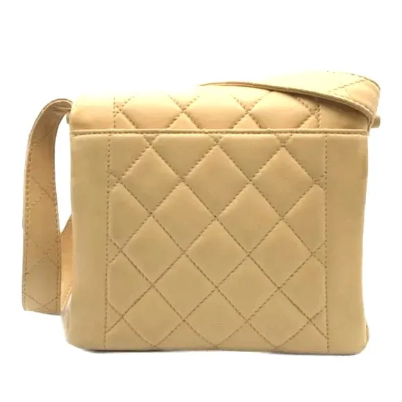 CHANEL QUILTED LAMBSKIN DIANA SHOULDER BAG