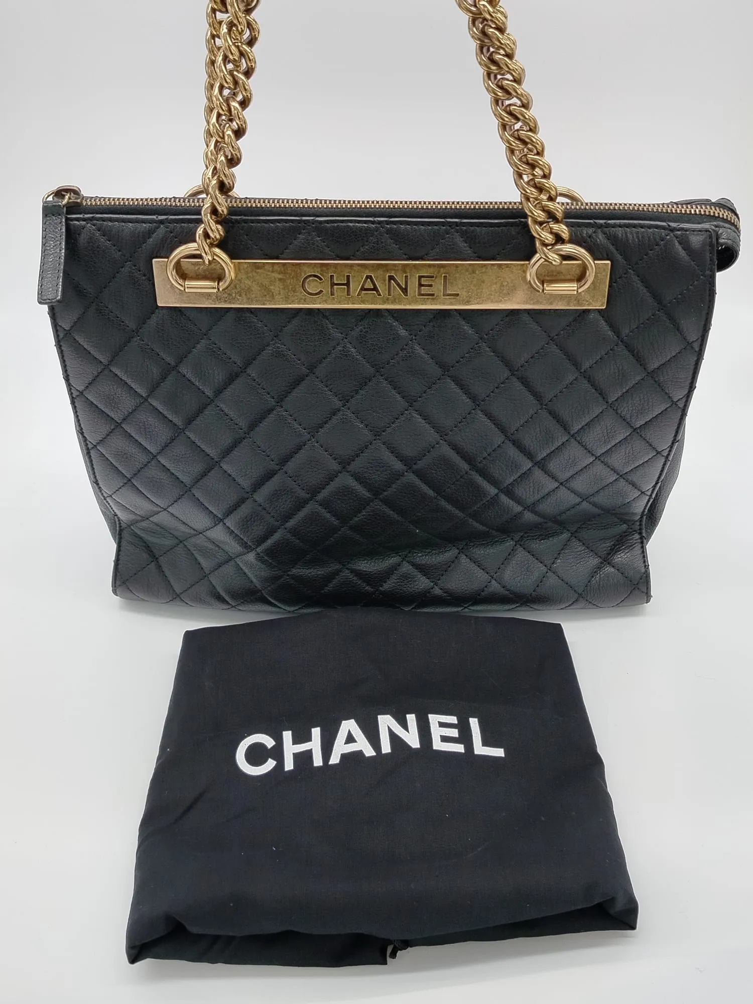 Chanel Quilted Rita Shopping Tote - '10s