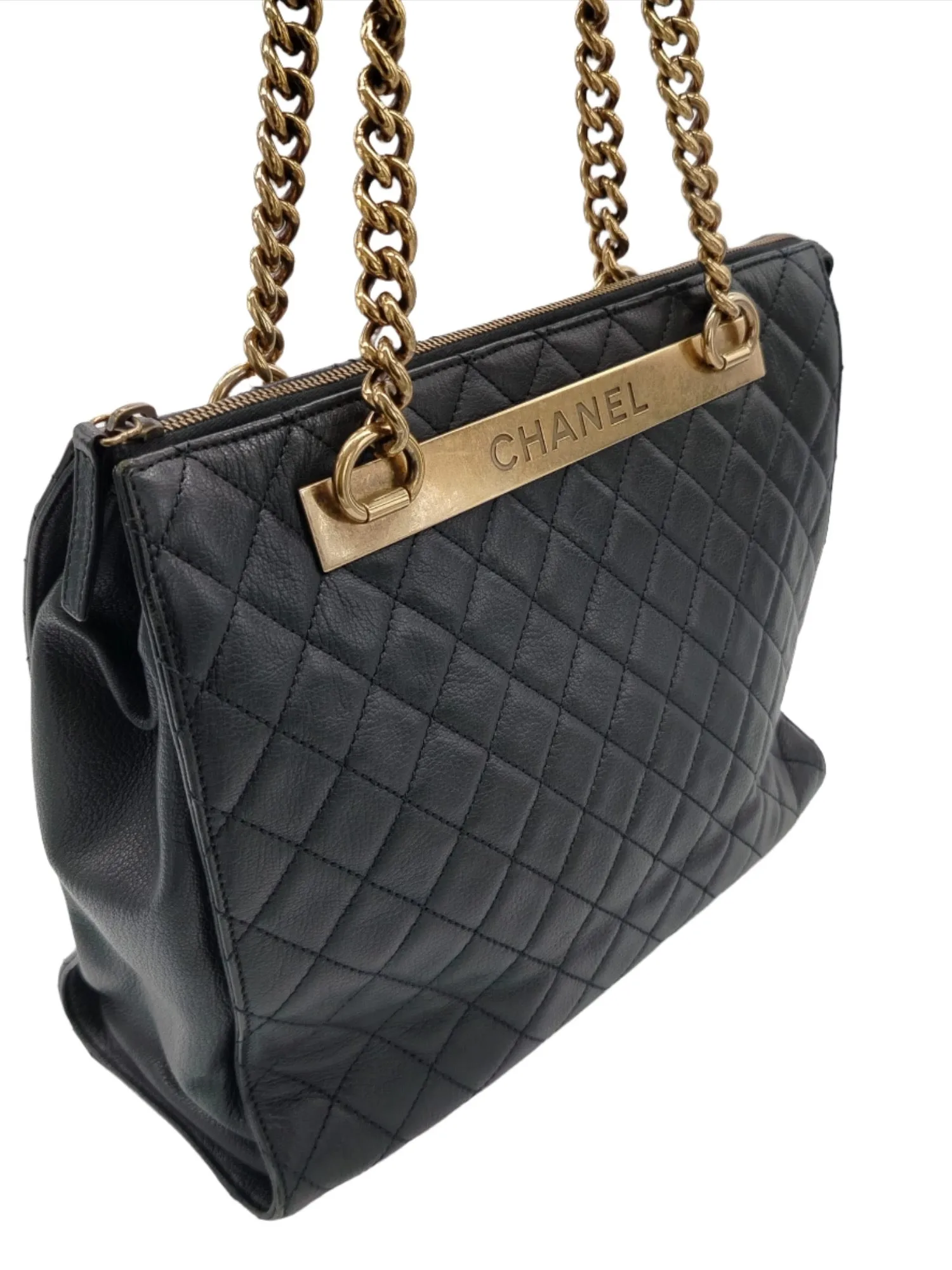 Chanel Quilted Rita Shopping Tote - '10s