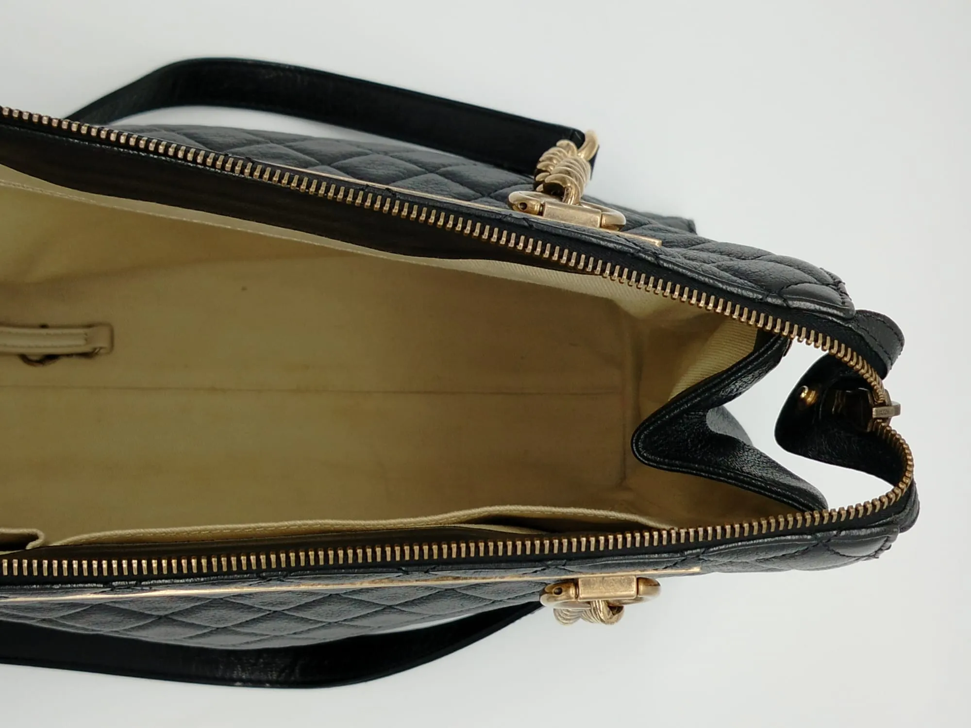 Chanel Quilted Rita Shopping Tote - '10s