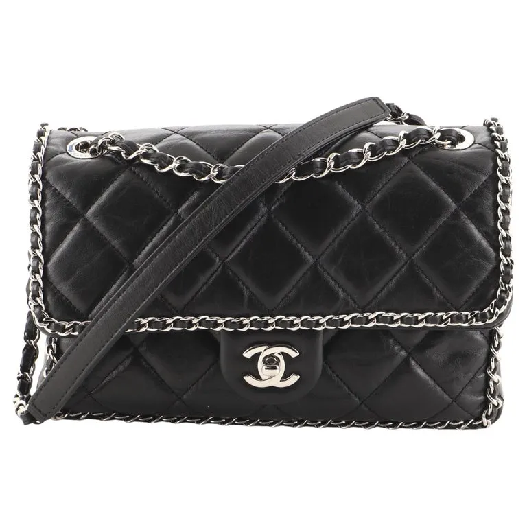 CHANEL RUNNING CHAIN AROUND FLAP BAG MEDIUM