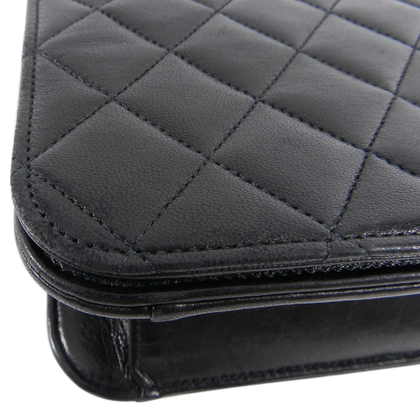 Chanel Vintage 1996 Black Quilted Lambskin Flap Bag