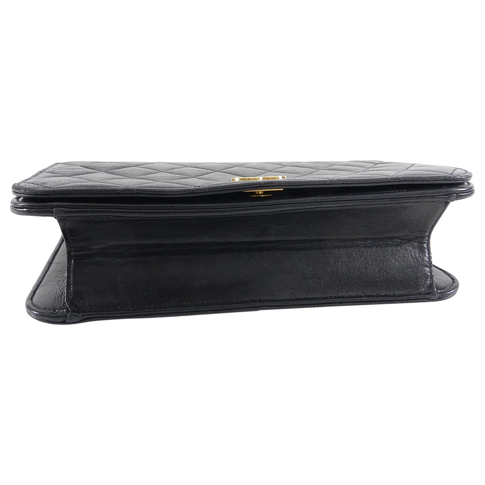 Chanel Vintage 1996 Black Quilted Lambskin Flap Bag