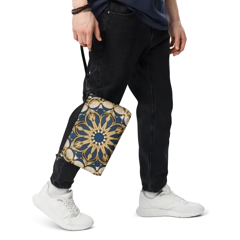 Chic Mandal Pattern Faux Leather Crossbody Bag