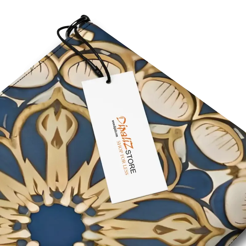 Chic Mandal Pattern Faux Leather Crossbody Bag