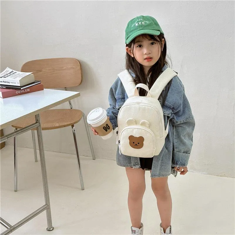 Children Backpack Cartoon Bunny Girls Color Matching Shoulders