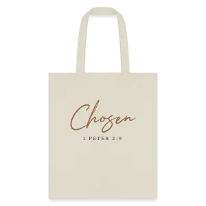Chosen Cotton Canvas Tote Bag - Natural Beige