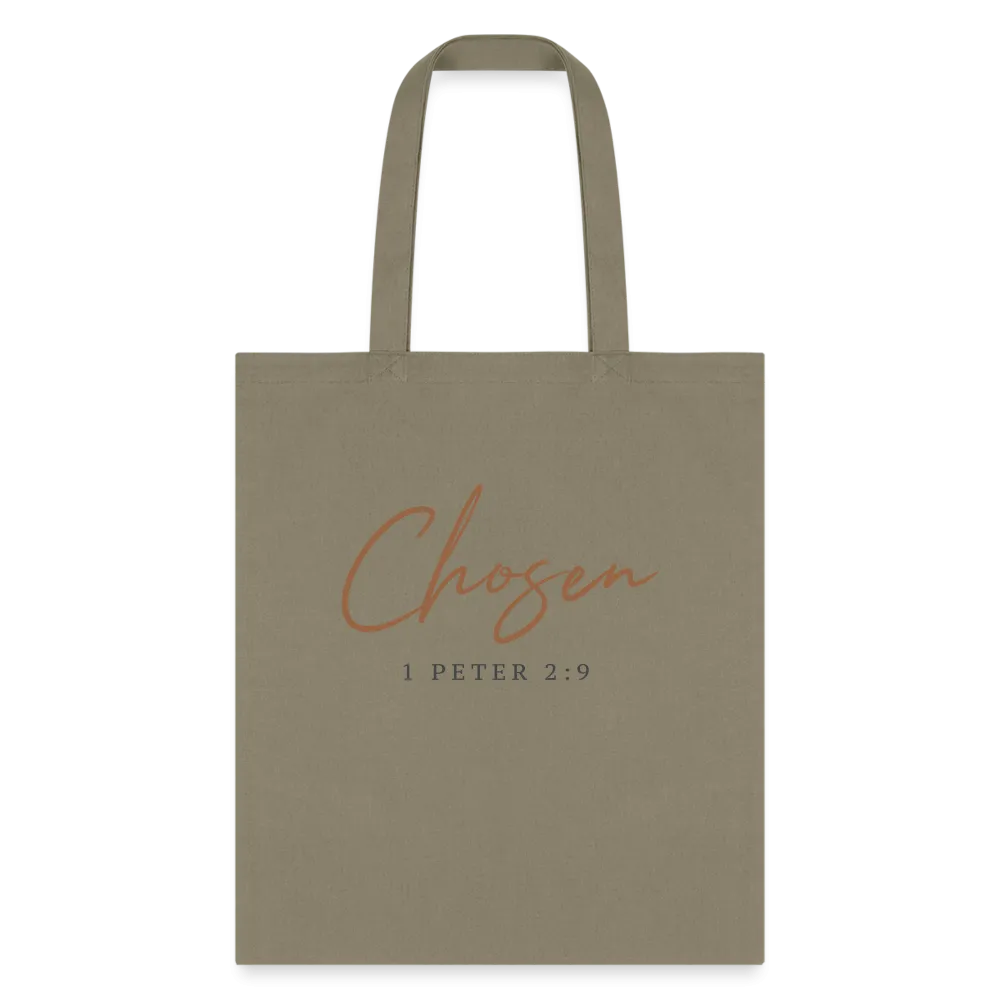 Chosen Cotton Canvas Tote Bag - Natural Beige