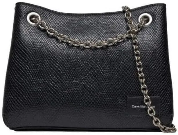 CK JEANS Women Sculpted Shoulder Bags, Black, One Size, Western