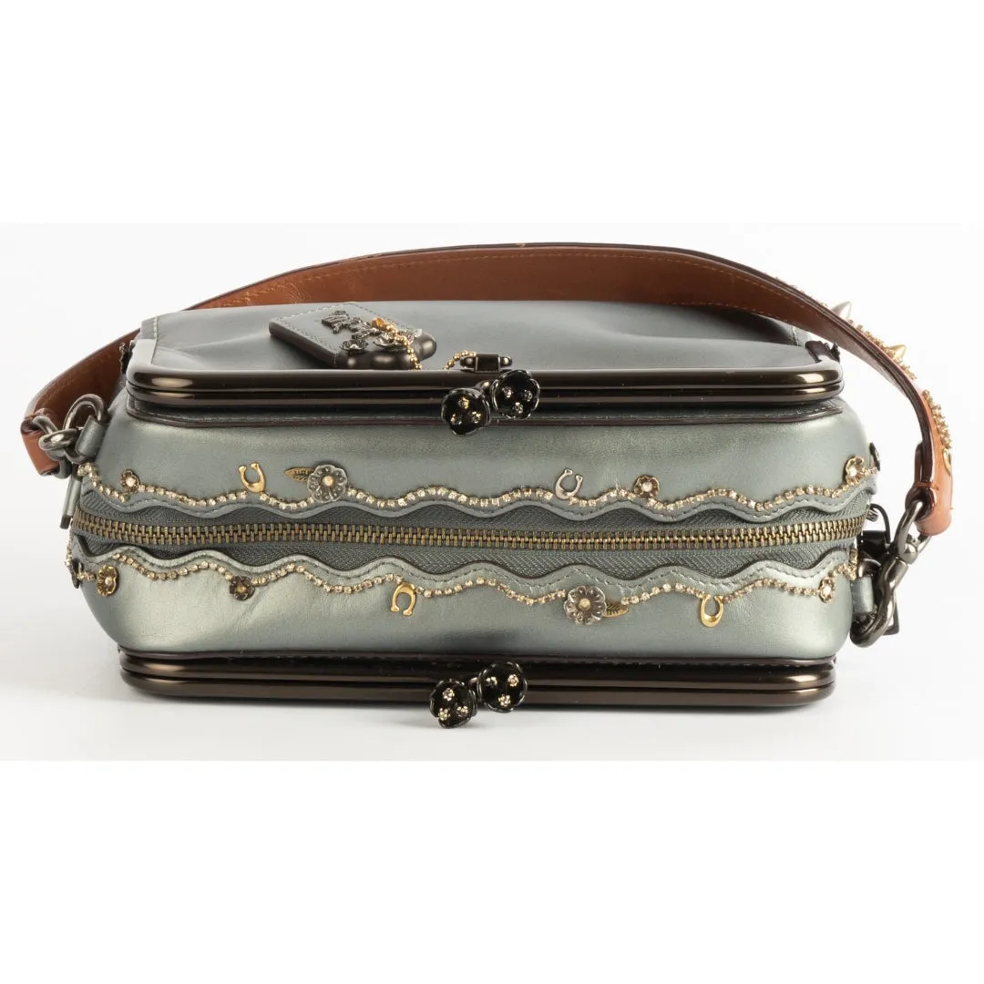 Coach 1941 Crystal Embellished Mailbox Shoulder Bag