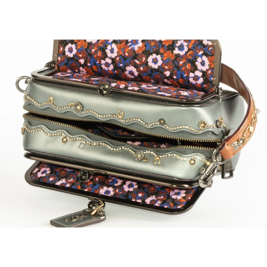 Coach 1941 Crystal Embellished Mailbox Shoulder Bag