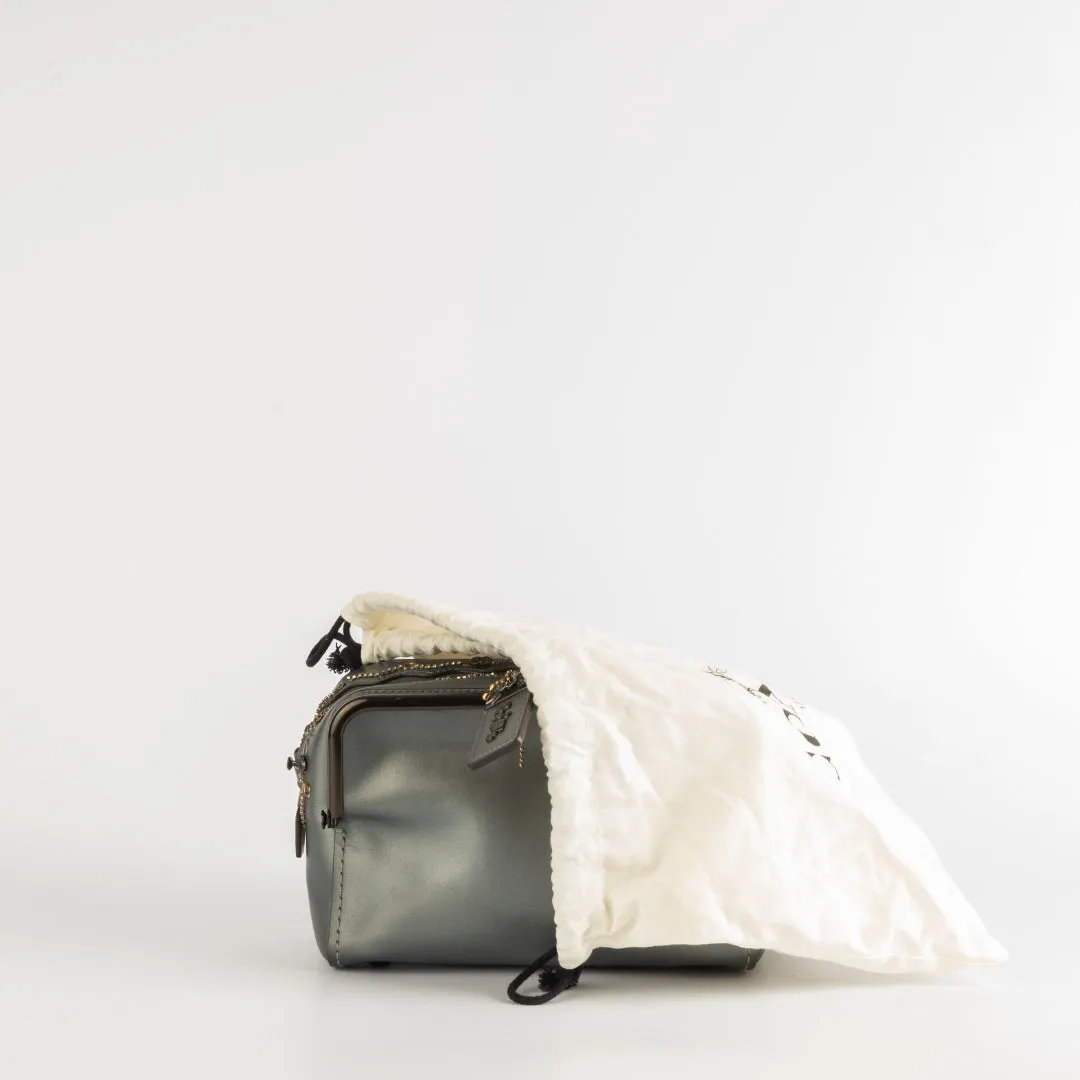 Coach 1941 Crystal Embellished Mailbox Shoulder Bag