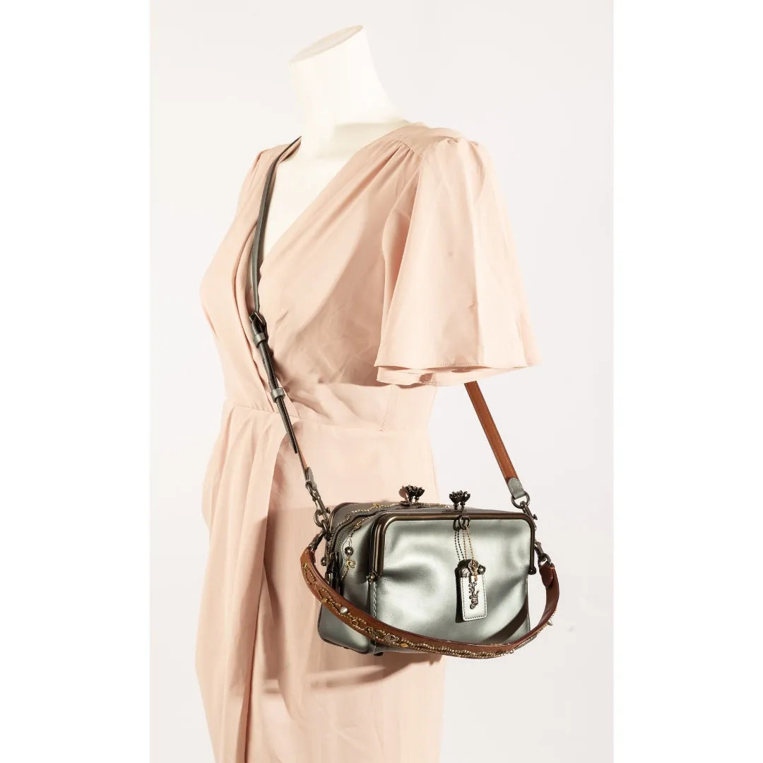 Coach 1941 Crystal Embellished Mailbox Shoulder Bag