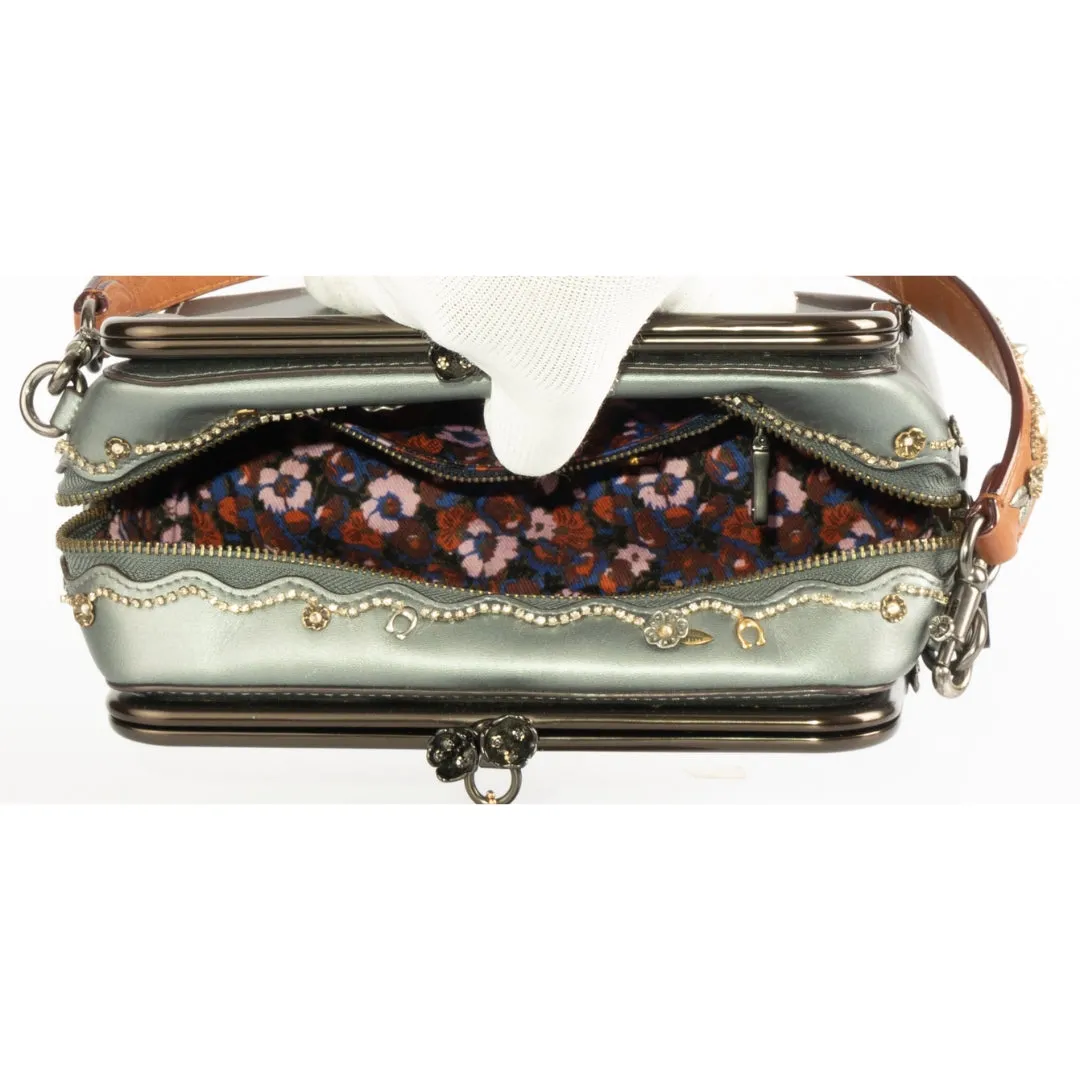 Coach 1941 Crystal Embellished Mailbox Shoulder Bag