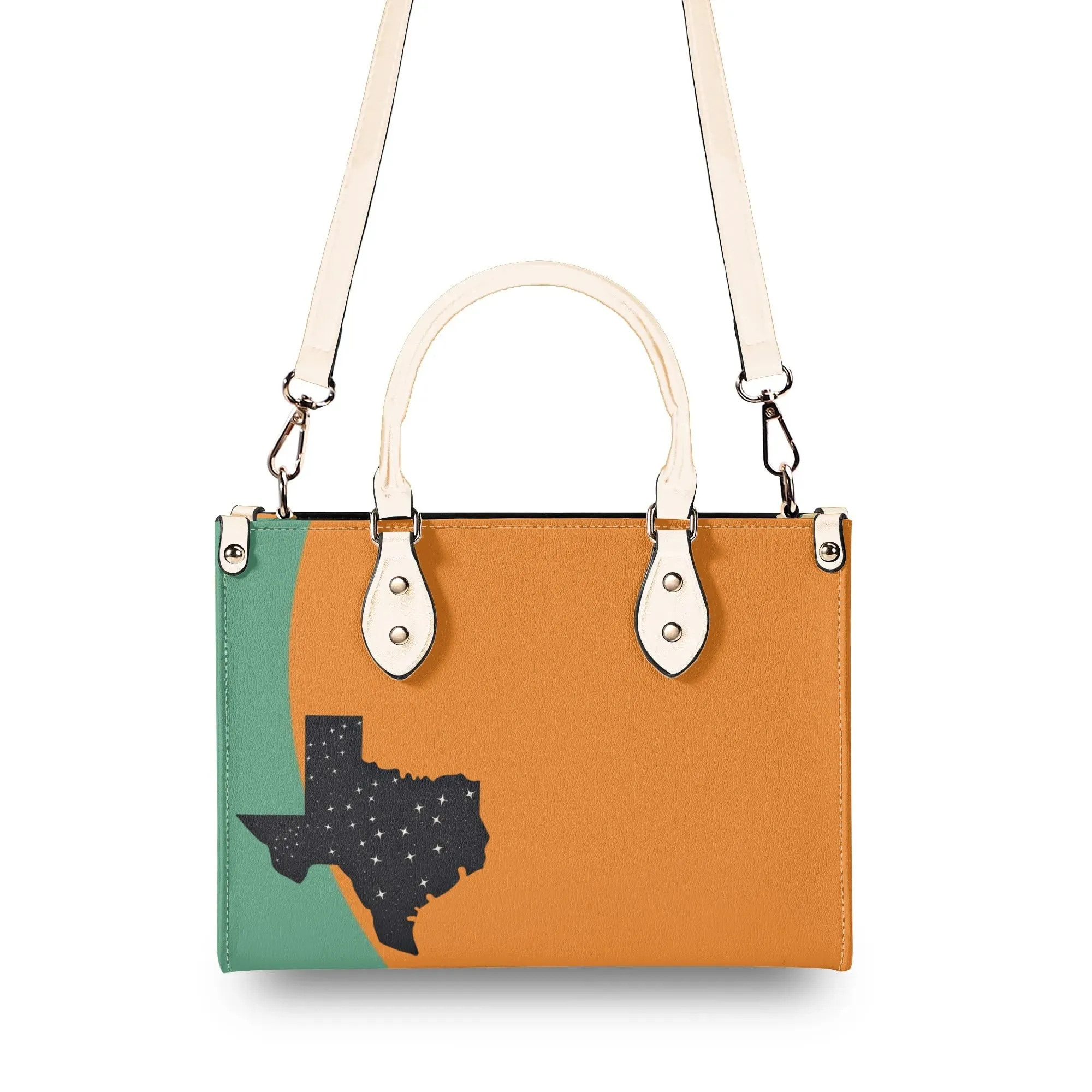 Coffee Lover, Mid Mod Kitschy Retro, State Of Texas Handbag