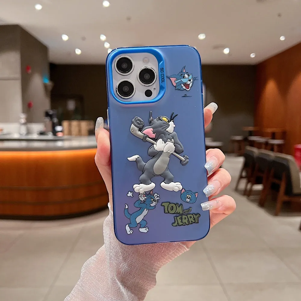 Colorful Printed and 3D Embossed Cartoon Phone Case - Mi Note 13 (5G)