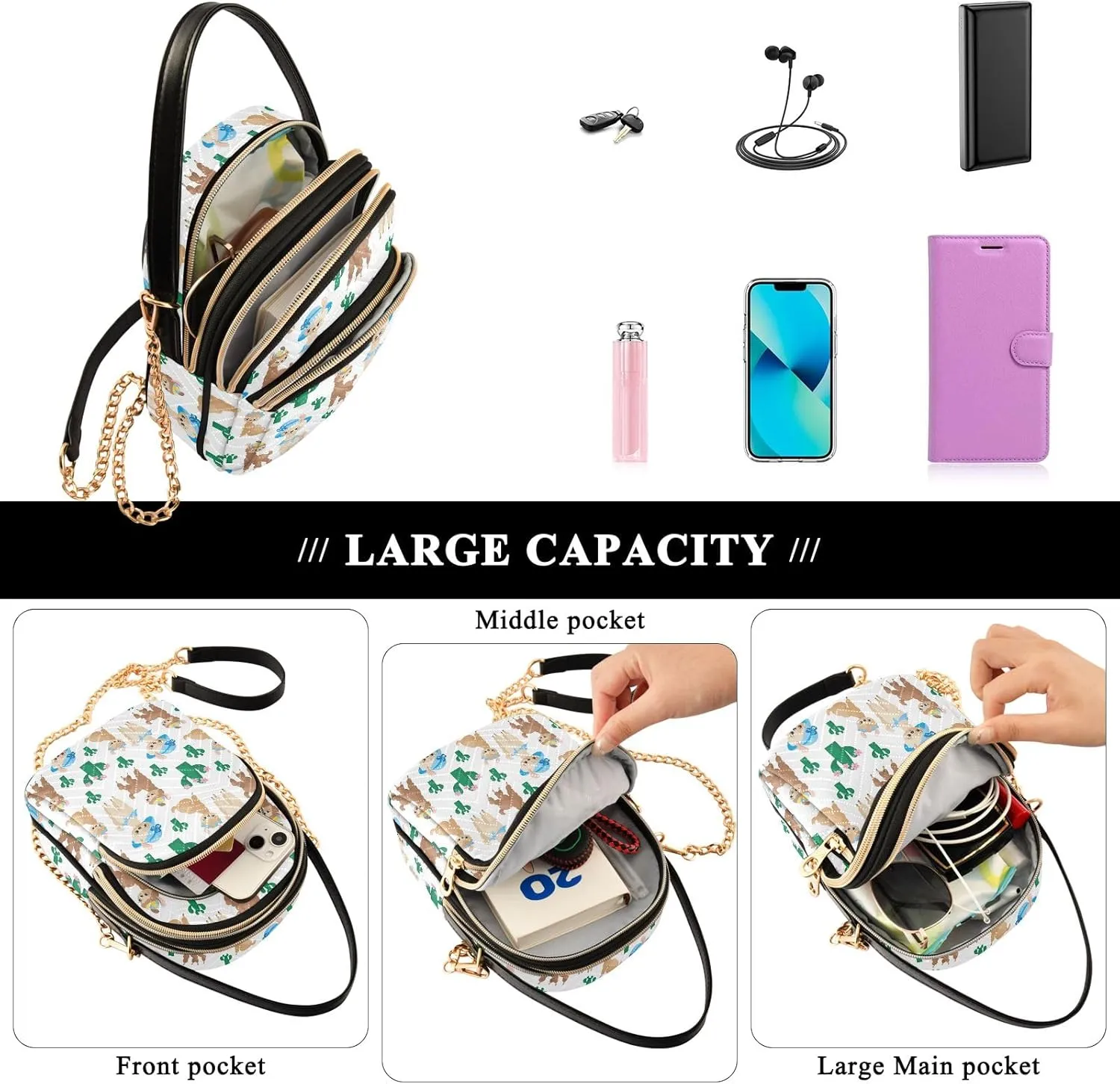 Cross Body Crossbody Bags for Women, Womens Purses and Handbags Trendy over the Shoulder Bags for Women