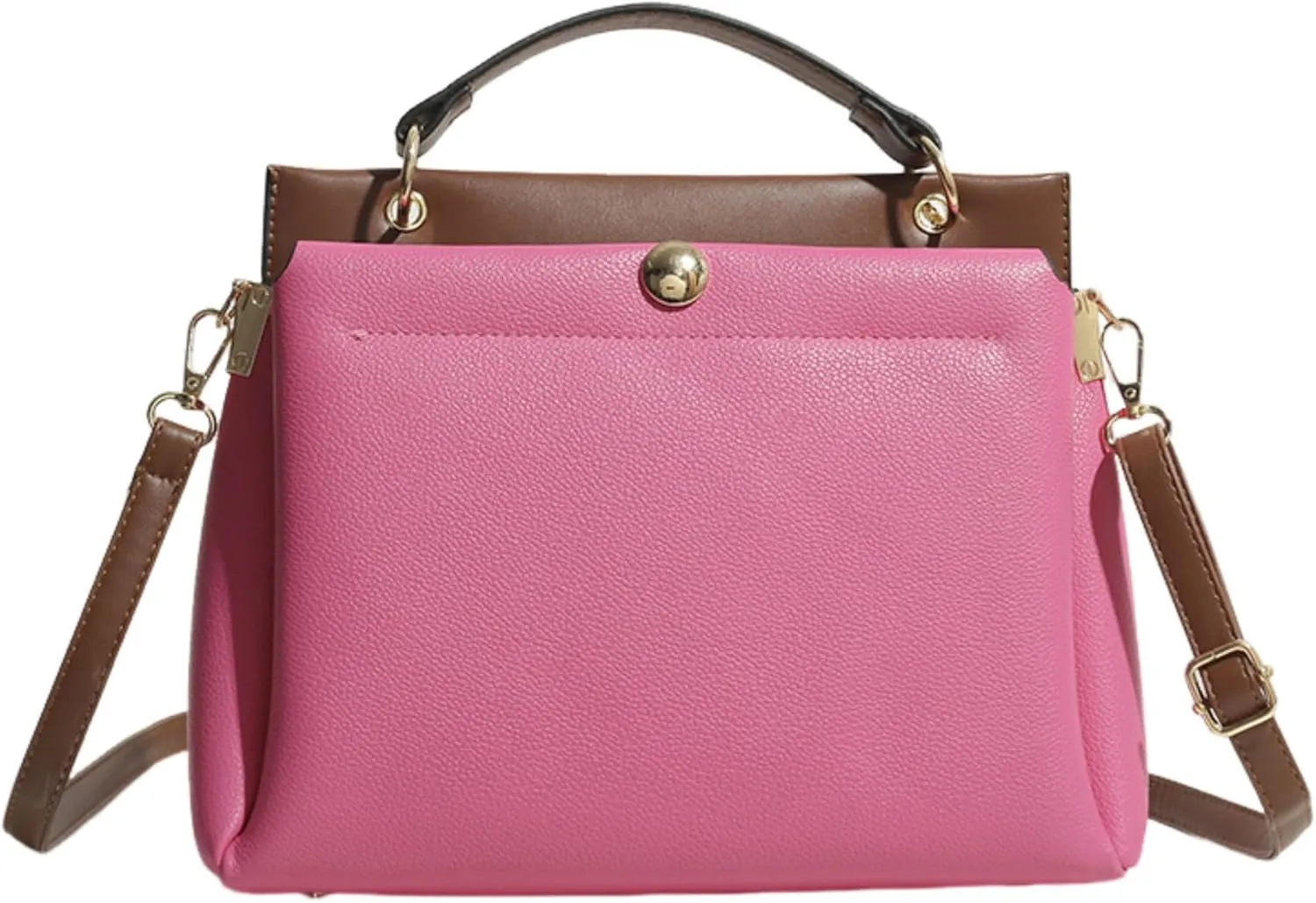 Crossbody Purse Designer Handbags for Women Satchel Bags for Women Tote Purse Crossbody Bags for Women (Pink,Medium)