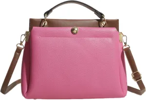 Crossbody Purse Designer Handbags for Women Satchel Bags for Women Tote Purse Crossbody Bags for Women (Pink,Medium)
