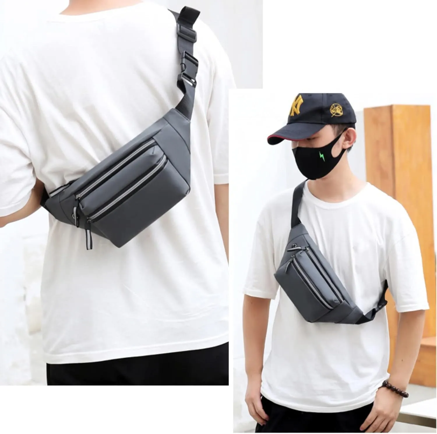 Crossbody Small Sling Backpack for Women Men Shoulder Bags Anti-Theft Design for Travel Classic Hiking Bag
