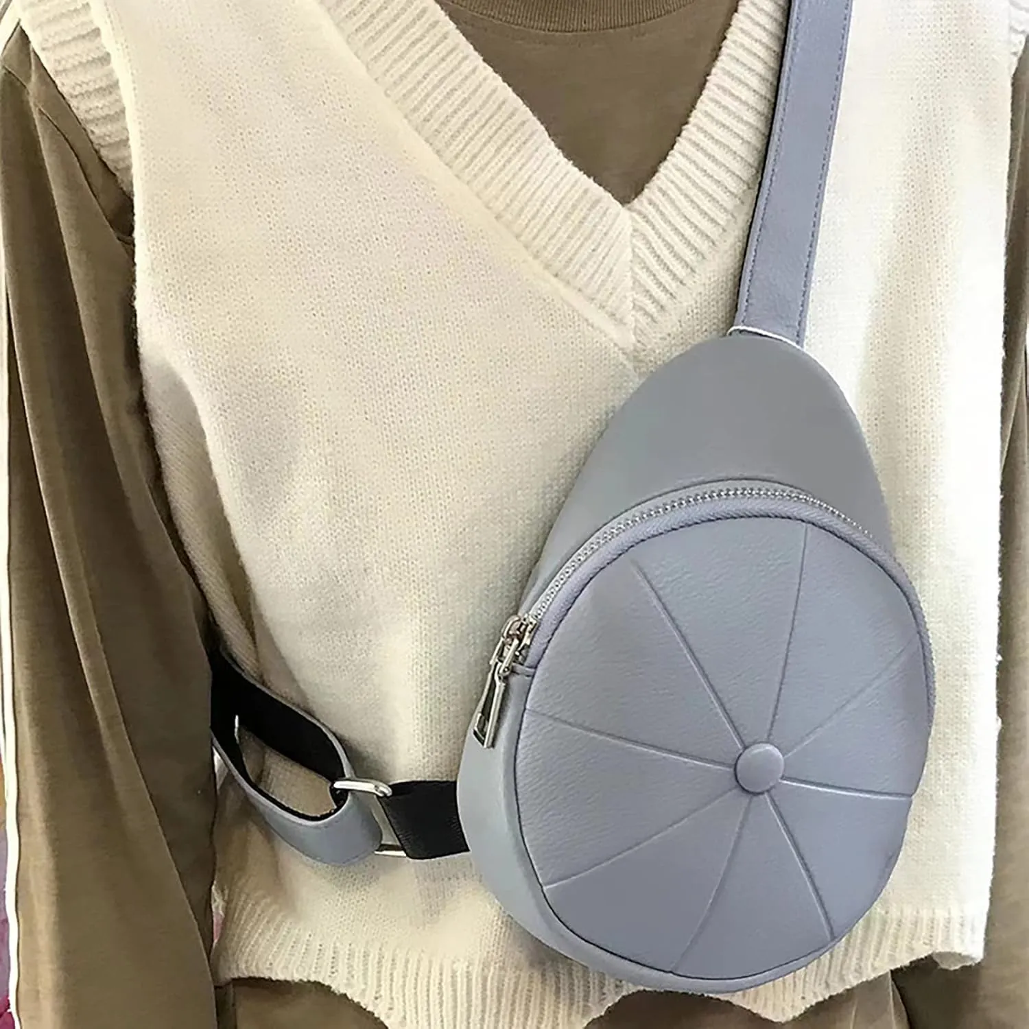 Crossbody Waterproof Trendy Bag for Men Women Shoulder Bags Anti-Theft Design for Travel Summer Straw Purse