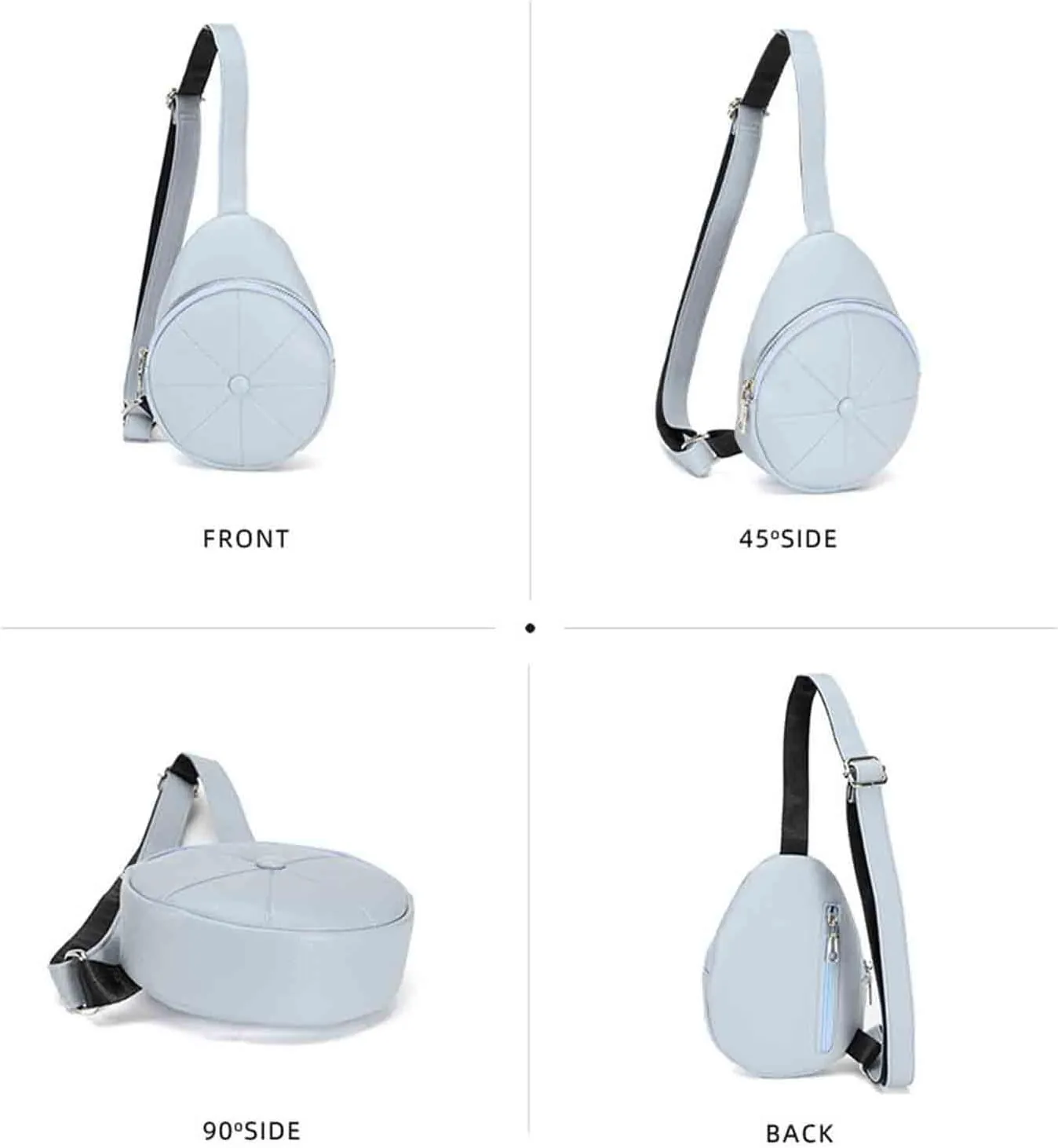 Crossbody Waterproof Trendy Bag for Men Women Shoulder Bags Anti-Theft Design for Travel Summer Straw Purse