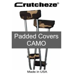 CRUTCHEZE CRUTCH PADDED COVERS - CAMO