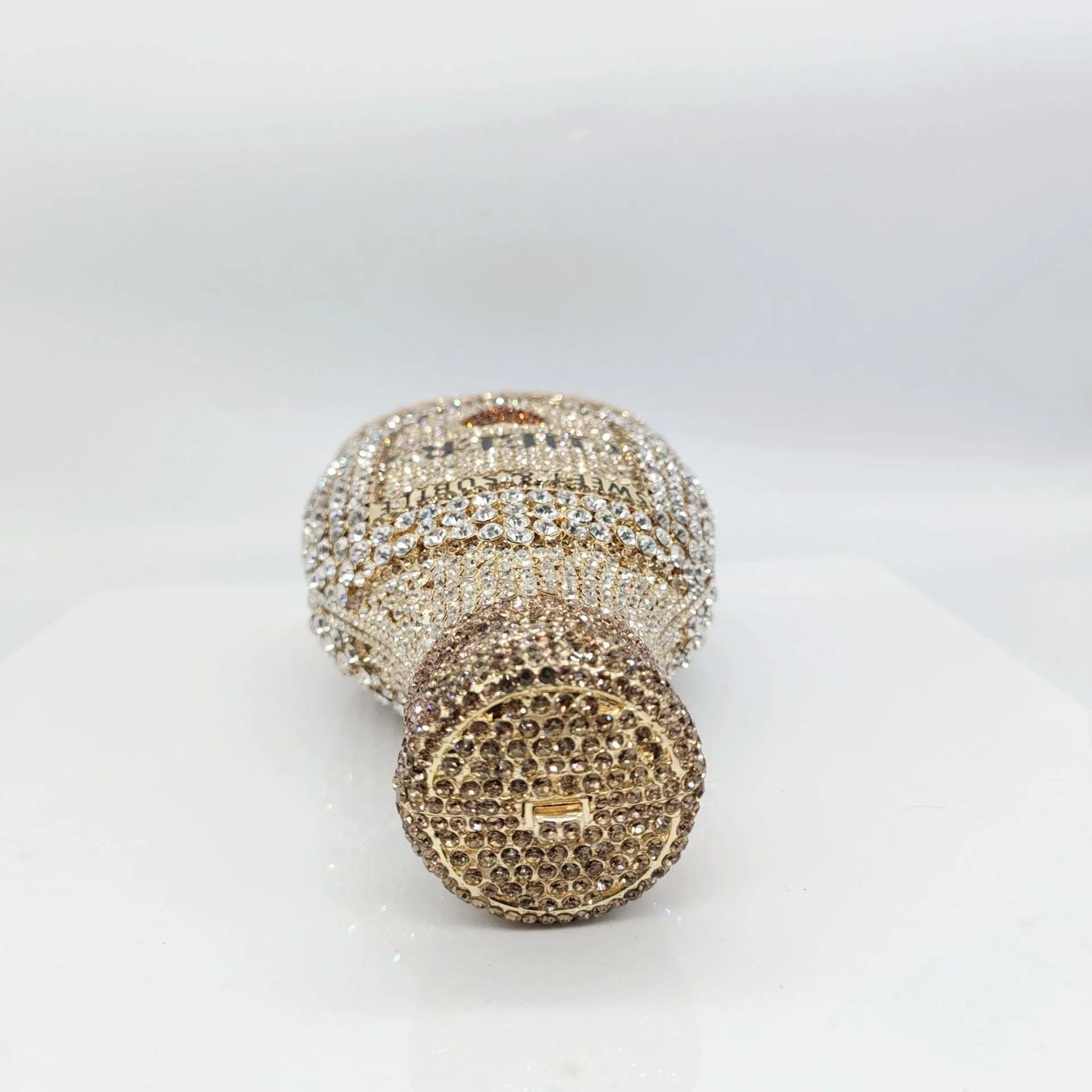 Crystal Champagne Bottle Clutch