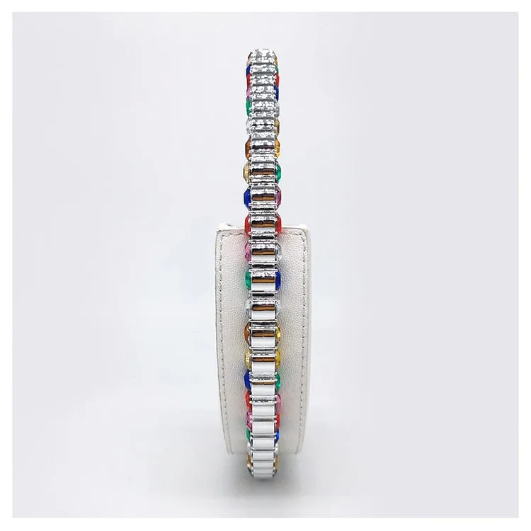 Crystal Circular Evening Clutch