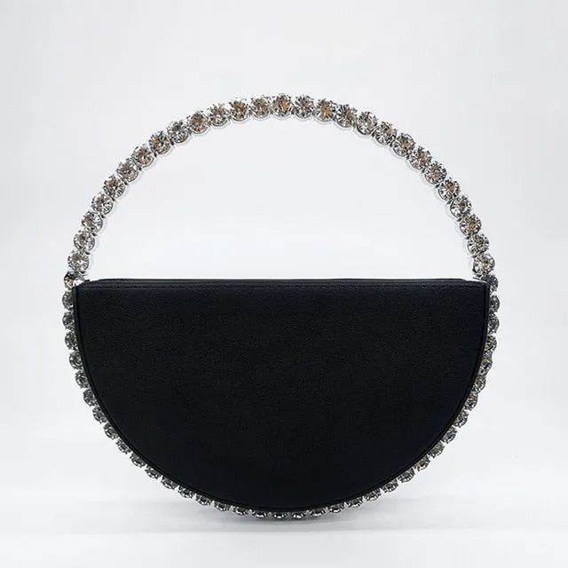 Crystal Circular Evening Clutch