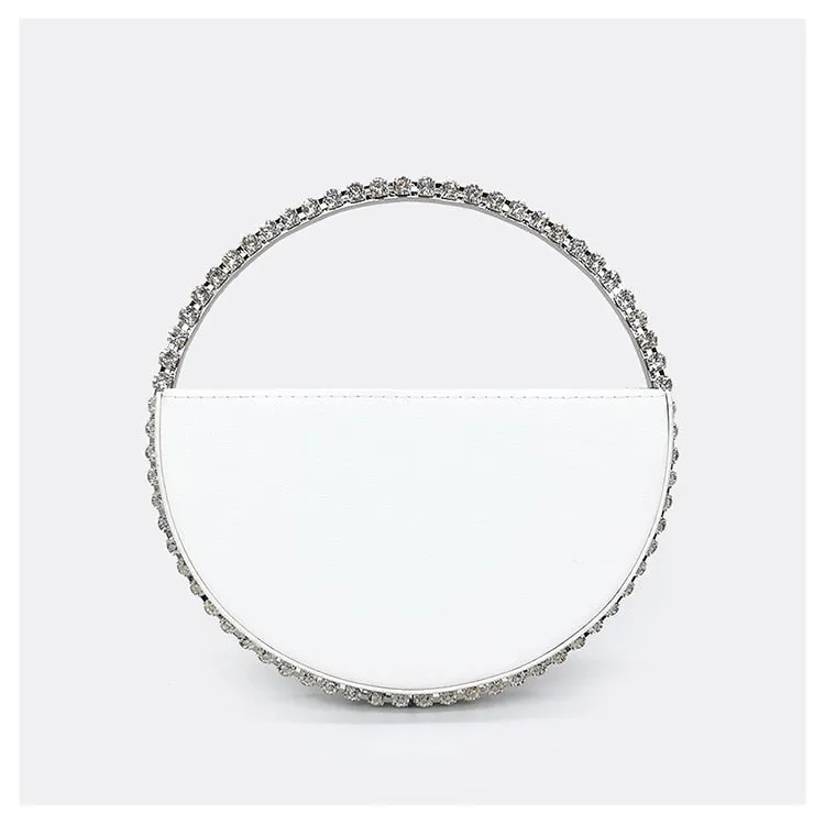 Crystal Circular Evening Clutch