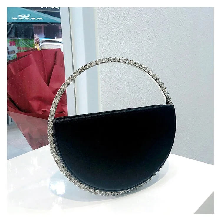 Crystal Circular Evening Clutch