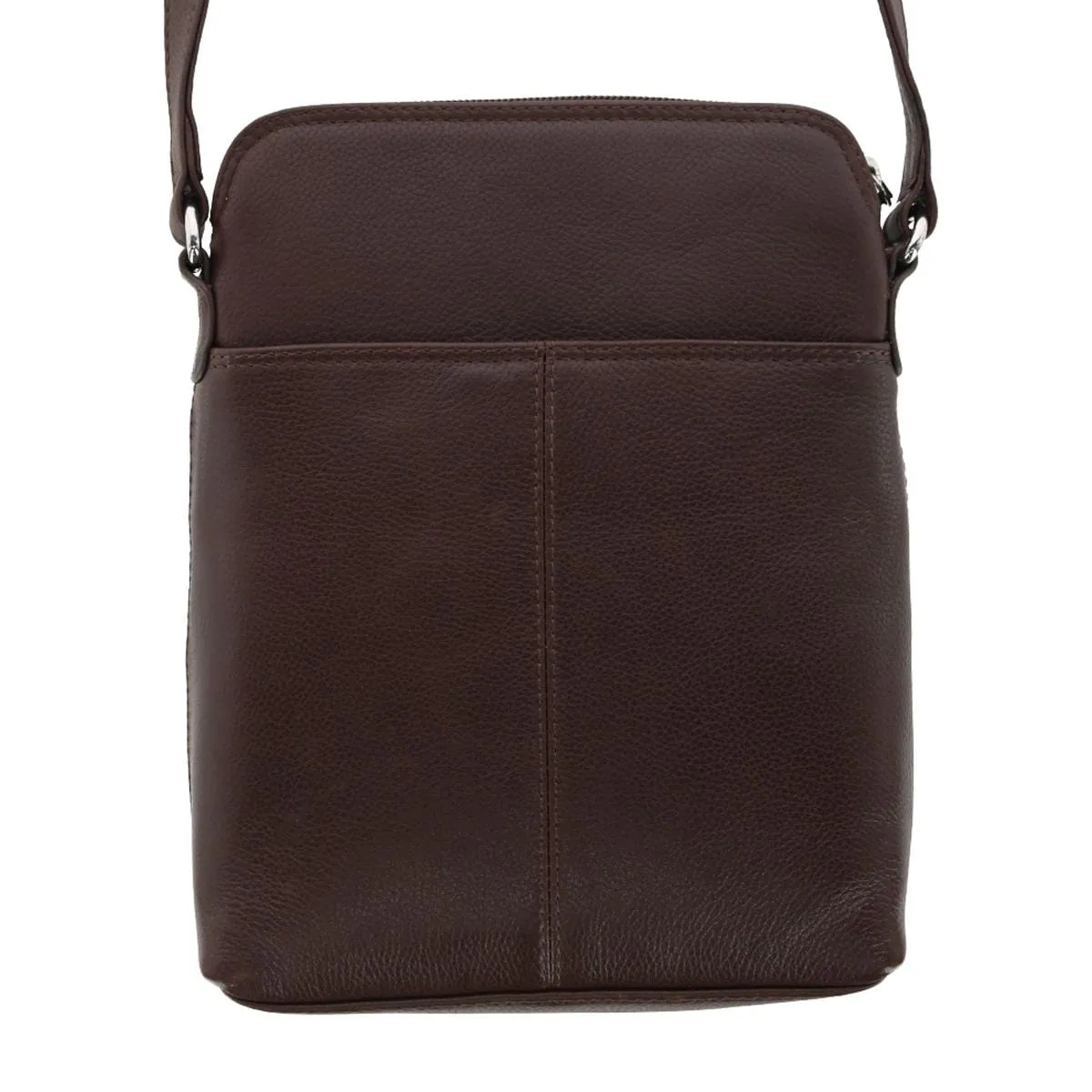 CTM® Women's Leather Small Crossbody Oganizer