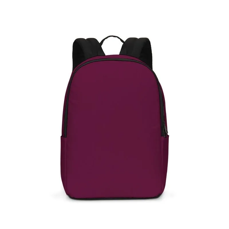 Dark Magenta Waterproof Backpack | Dark Pure Magenta | C0M100Y0K80