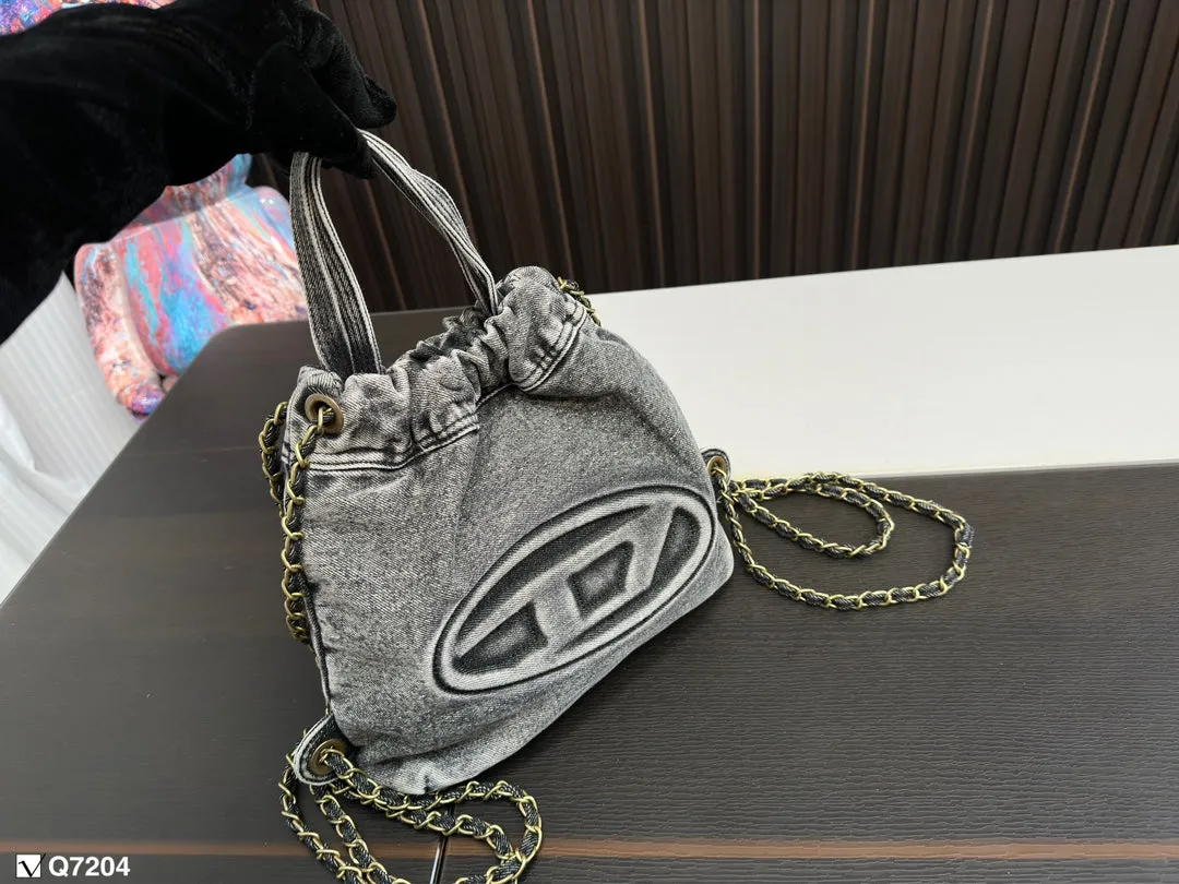 Dies* Denim Underarm Bag