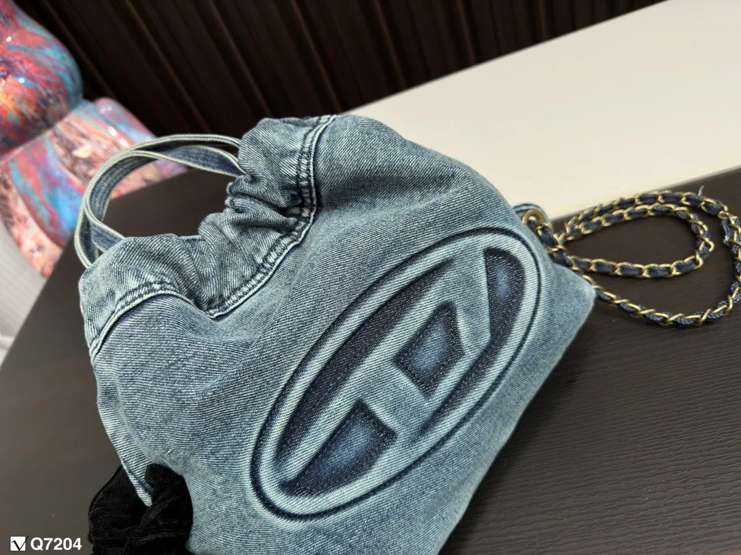 Dies* Denim Underarm Bag