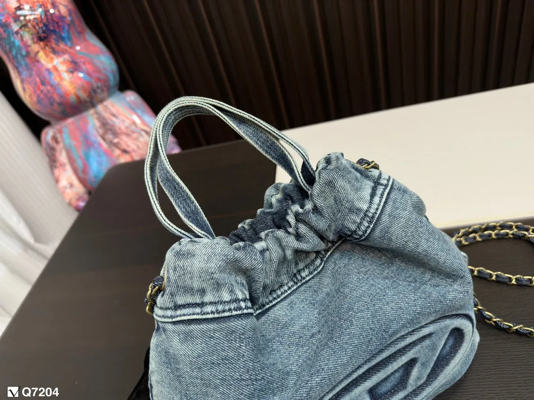 Dies* Denim Underarm Bag