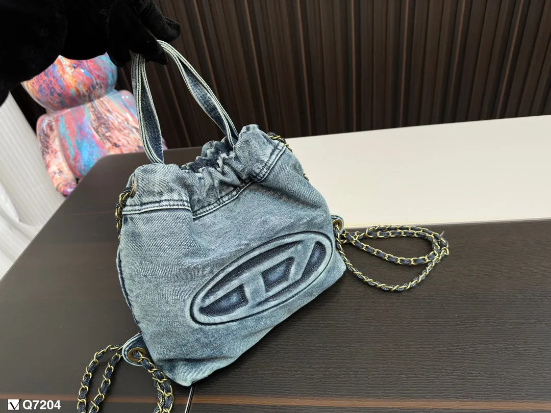 Dies* Denim Underarm Bag
